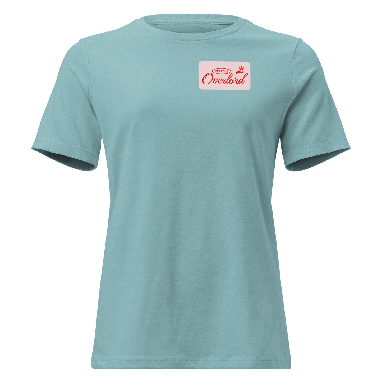 Crafting Overlord t-shirt in heather-blue-lagoon