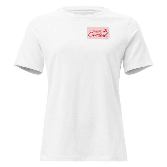 Crafting overlord t-shirt in white